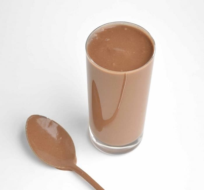 Milk-shake vegano de chocolate